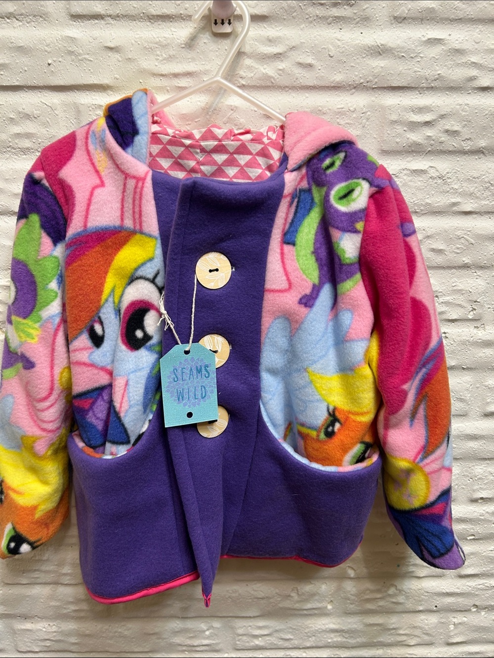 My little pony fleece jacket